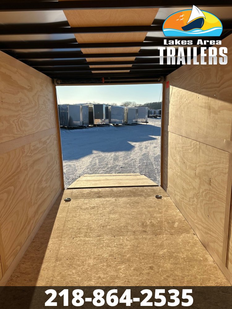 2026 CROSS 7X14 BETA WHITE ENCLOSED TRAILER