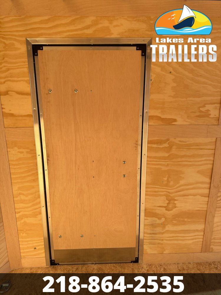 2026 CROSS 7X14 BETA WHITE ENCLOSED TRAILER