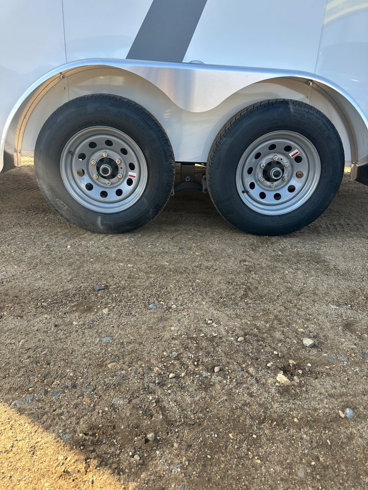 2025 AERO 7X14 WHITE ENCLOSED TRAILER