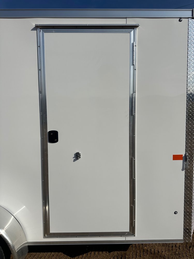 2025 AERO 7X14 WHITE ENCLOSED TRAILER