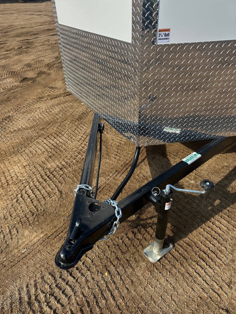 2025 AERO 7X14 WHITE ENCLOSED TRAILER