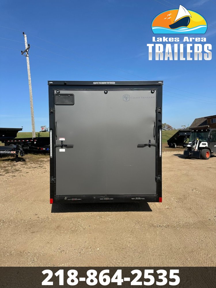 2026 CROSS 7X16 ALPHA CHARCOAL BLACKOUT ENCLOSED TRAILER