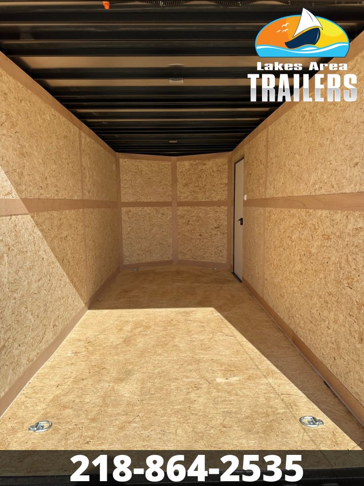 2026 CROSS 7X16 ALPHA CHARCOAL BLACKOUT ENCLOSED TRAILER