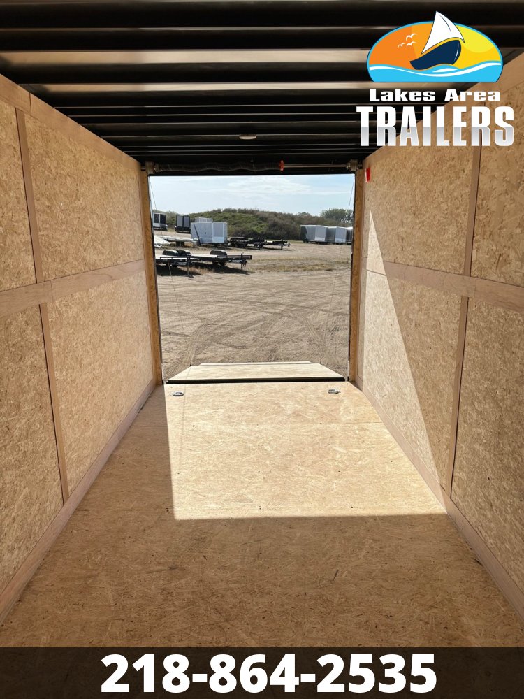 2026 CROSS 7X16 ALPHA CHARCOAL BLACKOUT ENCLOSED TRAILER