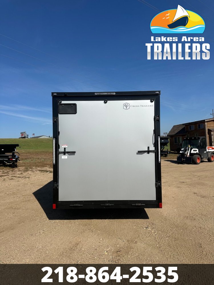 2026 CROSS 7X16 ALPHA SILVER BLACKOUT ENCLOSED TRAILER