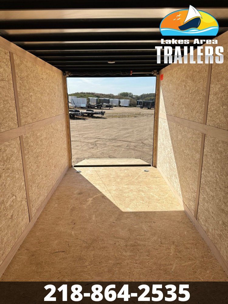 2026 CROSS 7X16 ALPHA SILVER BLACKOUT ENCLOSED TRAILER