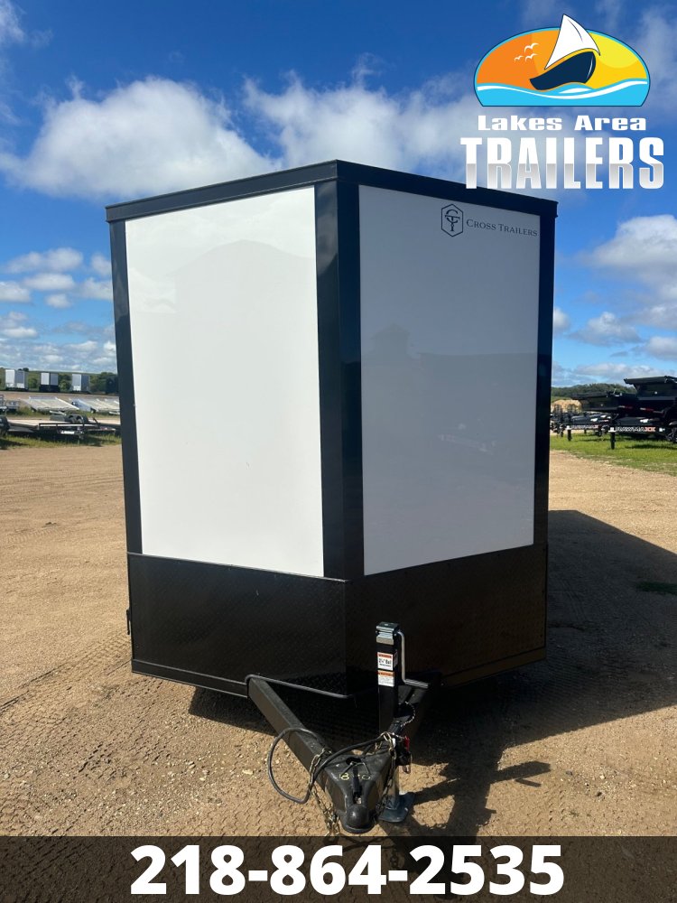 2026 CROSS 7X16 ALPHA WHITE ENCLOSED TRAILER