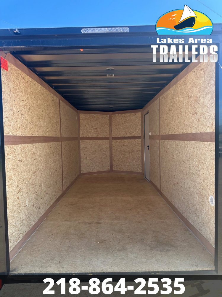 2026 CROSS 7X16 ALPHA WHITE ENCLOSED TRAILER