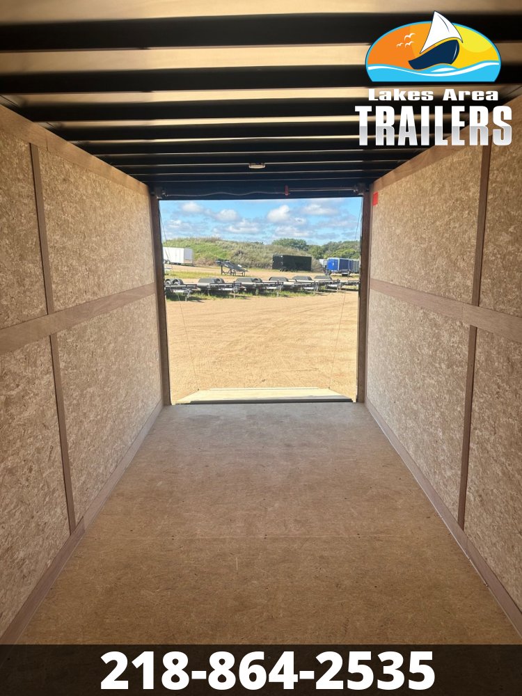 2026 CROSS 7X16 ALPHA WHITE ENCLOSED TRAILER