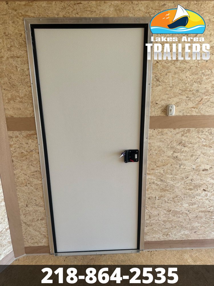 2026 CROSS 7X16 ALPHA WHITE ENCLOSED TRAILER