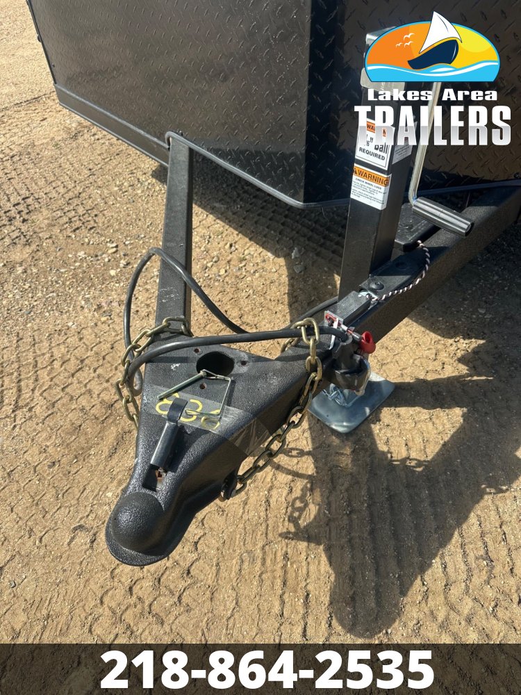 2026 CROSS 7X16 ALPHA WHITE ENCLOSED TRAILER