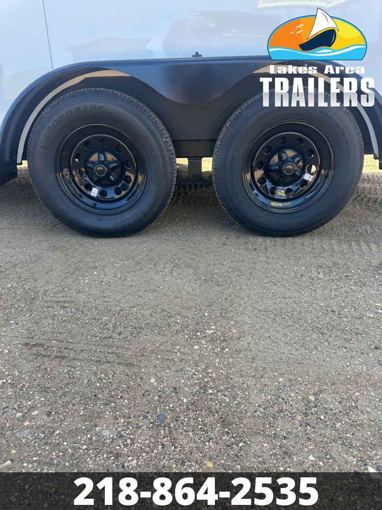 2026 CROSS 7X16 ALPHA WHITE ENCLOSED TRAILER