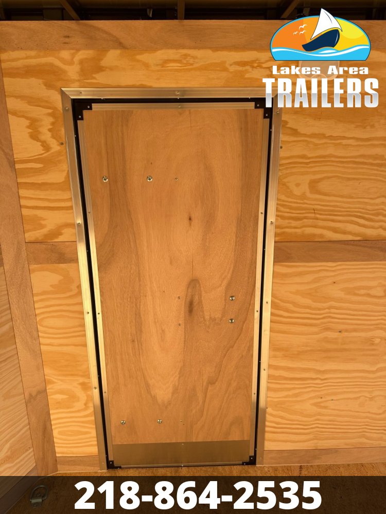 2026 CROSS 7X16 BETA BLACK ENCLOSED TRAILER