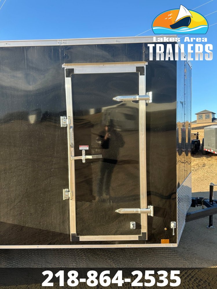 2026 CROSS 7X16 BETA BLACK ENCLOSED TRAILER