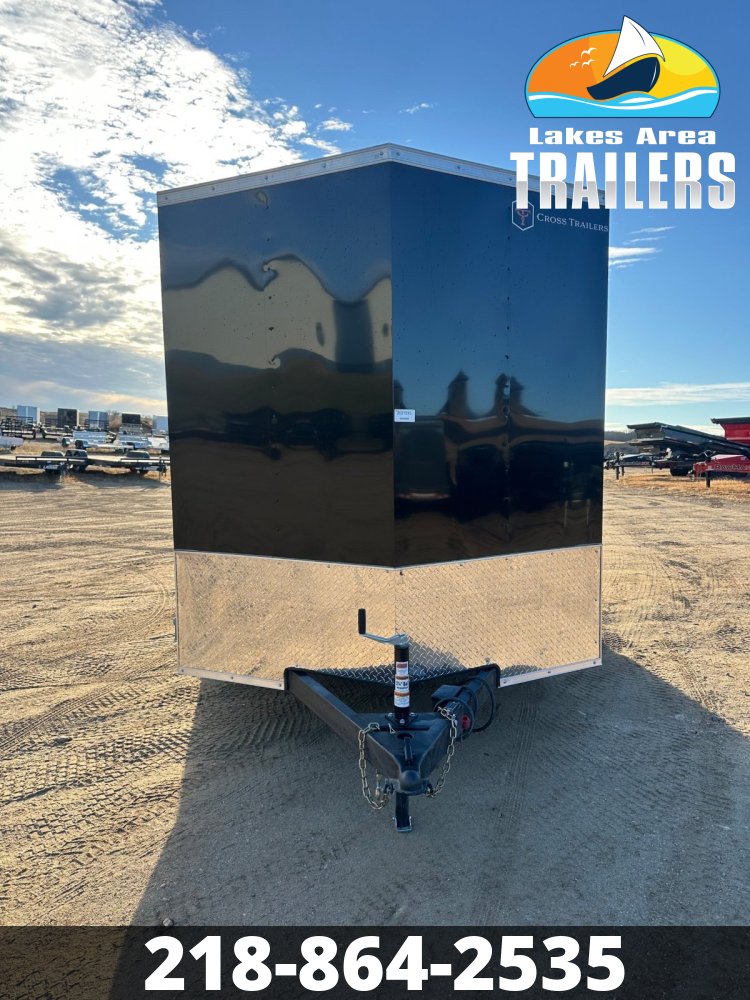 2026 CROSS 7X16 BETA BLACK ENCLOSED TRAILER