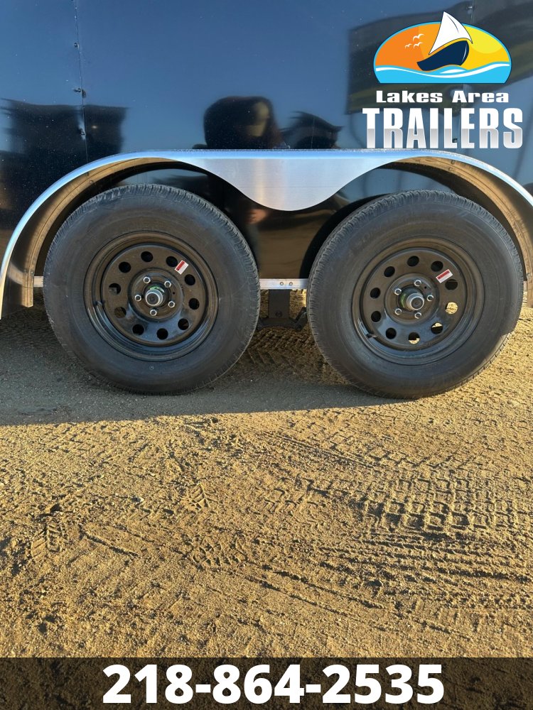 2026 CROSS 7X16 BETA BLACK ENCLOSED TRAILER