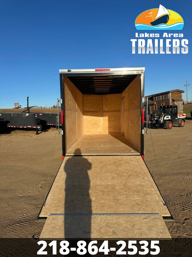 2026 CROSS 7X16 BETA BLACK ENCLOSED TRAILER