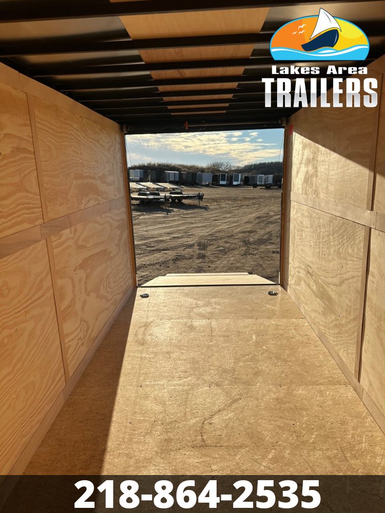 2026 CROSS 7X16 BETA BLACK ENCLOSED TRAILER