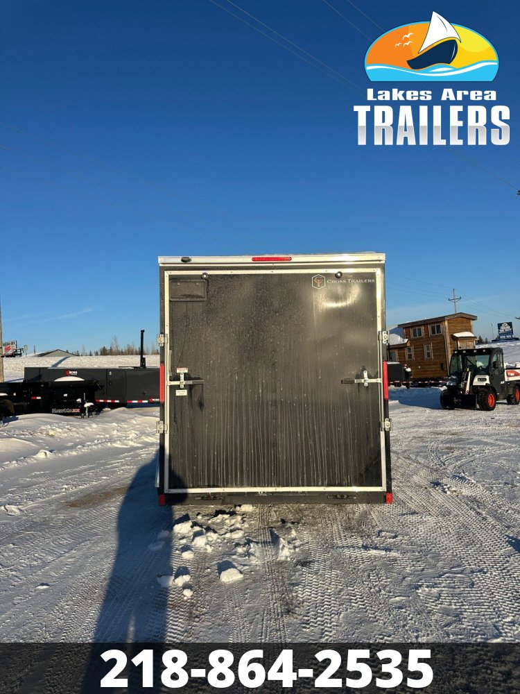 2026 CROSS 7X16 BETA BLACK ENCLOSED TRAILER