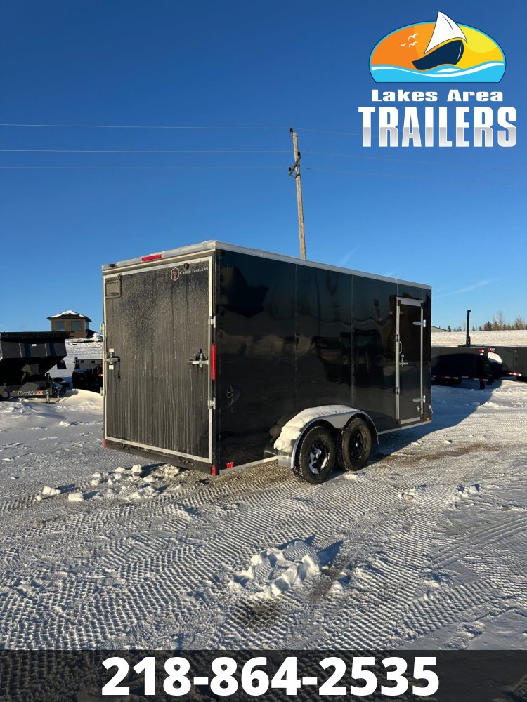 2026 CROSS 7X16 BETA BLACK ENCLOSED TRAILER