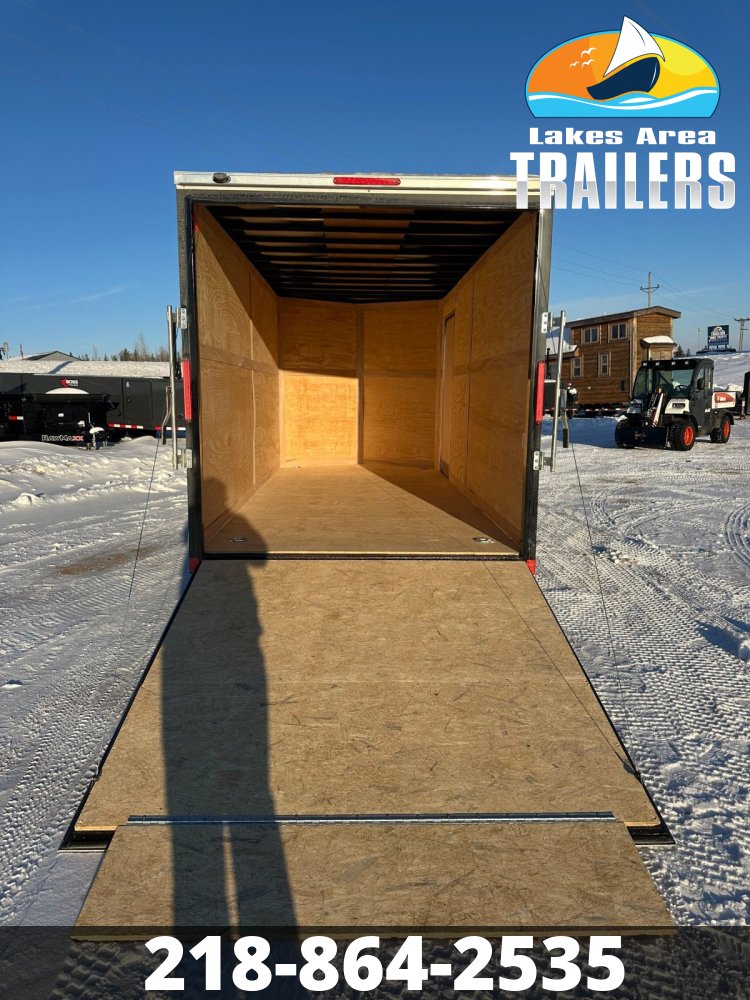 2026 CROSS 7X16 BETA BLACK ENCLOSED TRAILER