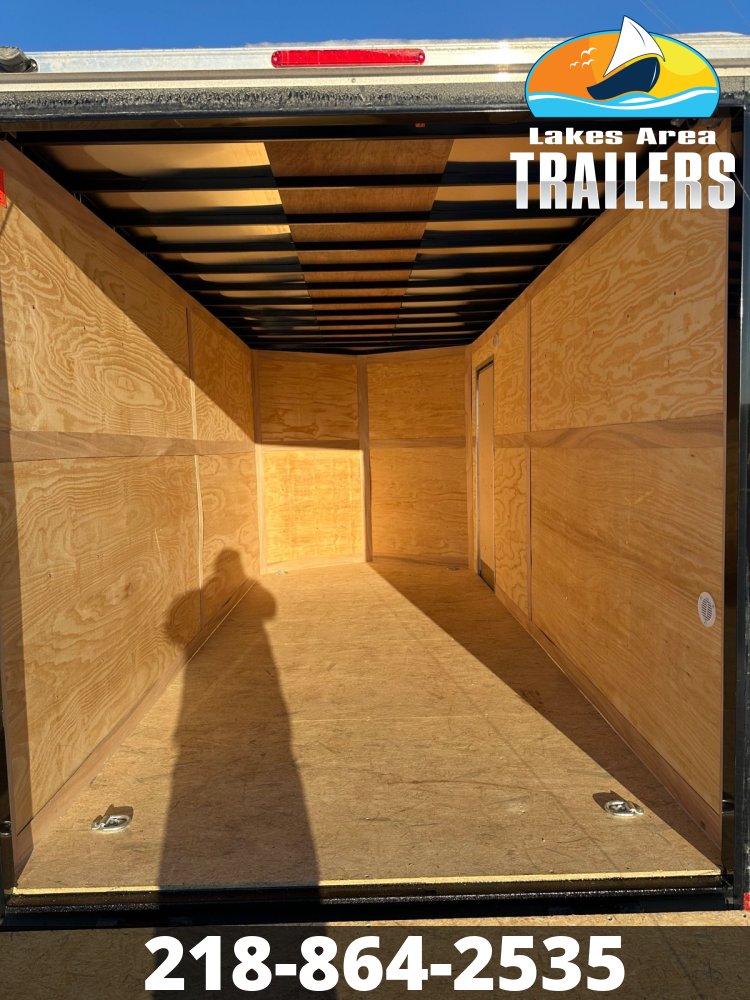 2026 CROSS 7X16 BETA BLACK ENCLOSED TRAILER