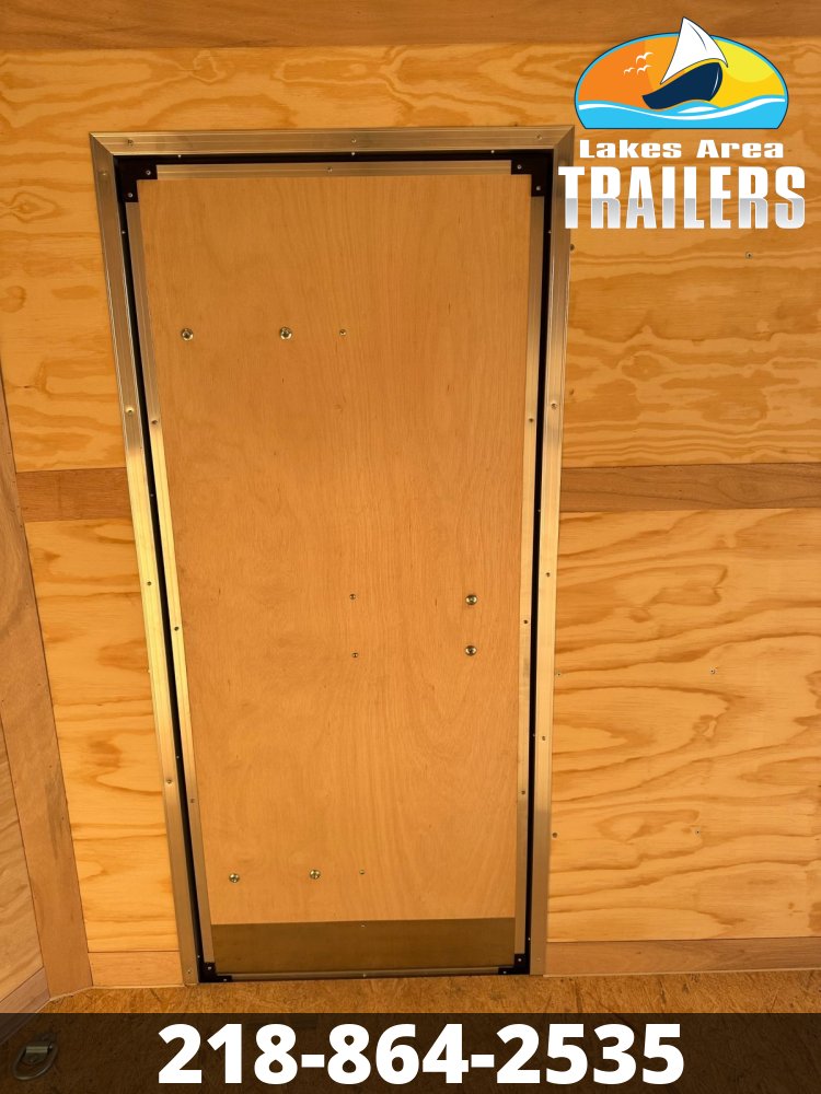 2026 CROSS 7X16 BETA BLACK ENCLOSED TRAILER