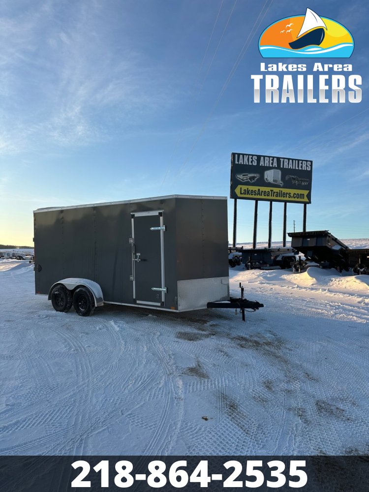 2026 CROSS 7X16 BETA CHARCOAL ENCLOSED TRAILER