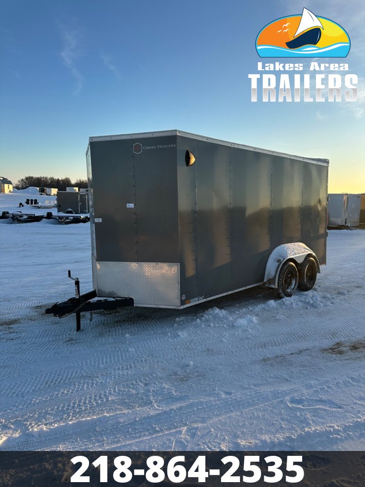 2026 CROSS 7X16 BETA CHARCOAL ENCLOSED TRAILER