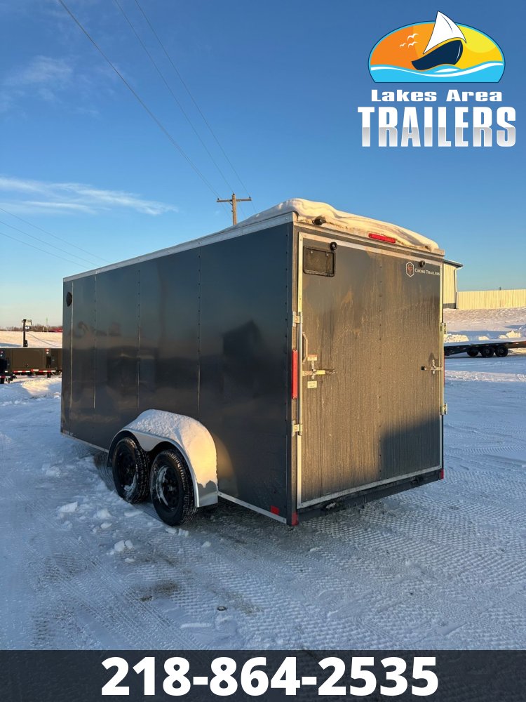 2026 CROSS 7X16 BETA CHARCOAL ENCLOSED TRAILER