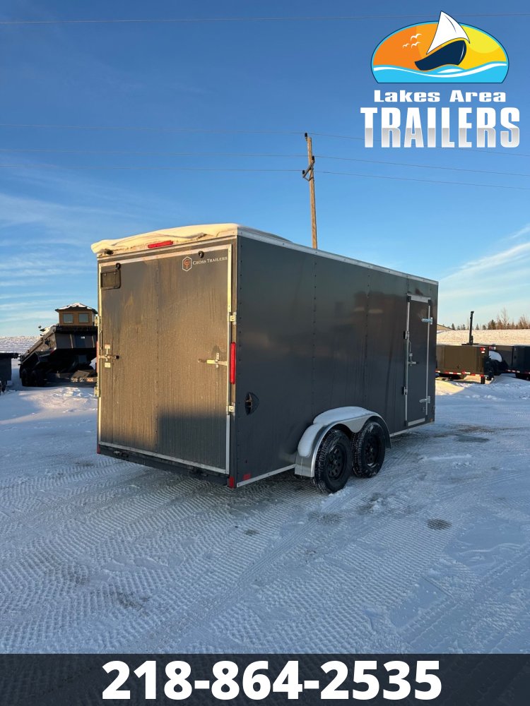 2026 CROSS 7X16 BETA CHARCOAL ENCLOSED TRAILER