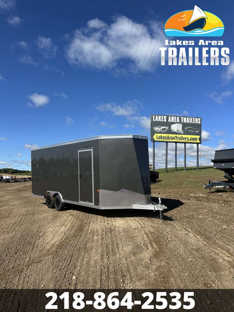 2027 NEO 8.5X20 NAUX CHARCOAL ALUMINUM ENCLOSED TRAILER