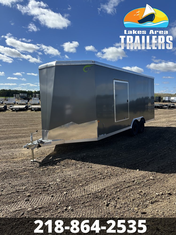 2027 NEO 8.5X20 NAUX CHARCOAL ALUMINUM ENCLOSED TRAILER