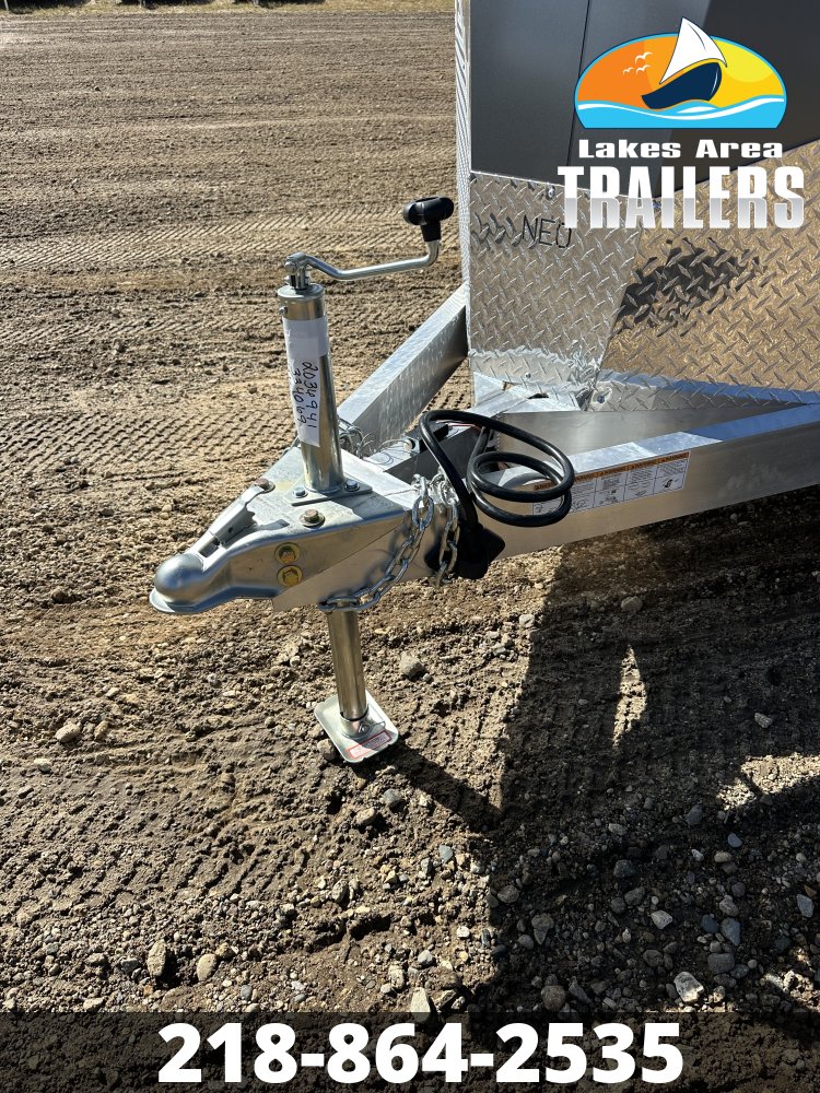 2027 NEO 8.5X20 NAUX CHARCOAL ALUMINUM ENCLOSED TRAILER