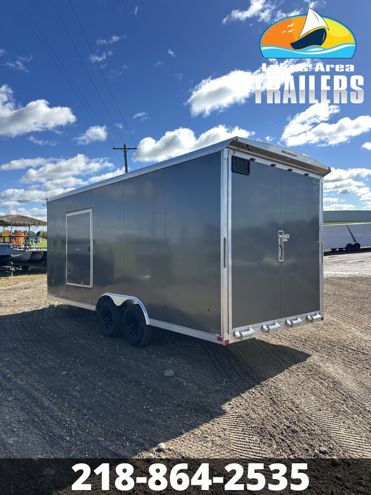 2027 NEO 8.5X20 NAUX CHARCOAL ALUMINUM ENCLOSED TRAILER