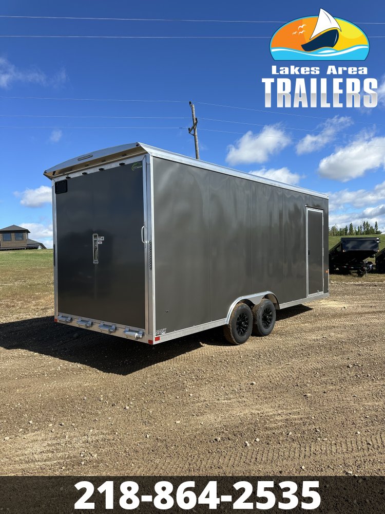 2027 NEO 8.5X20 NAUX CHARCOAL ALUMINUM ENCLOSED TRAILER