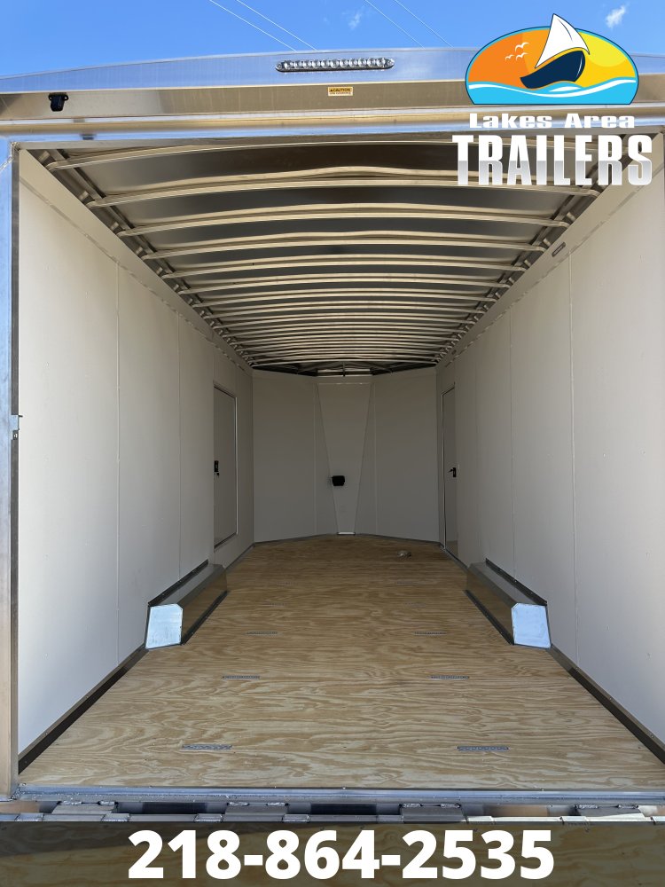 2027 NEO 8.5X20 NAUX CHARCOAL ALUMINUM ENCLOSED TRAILER