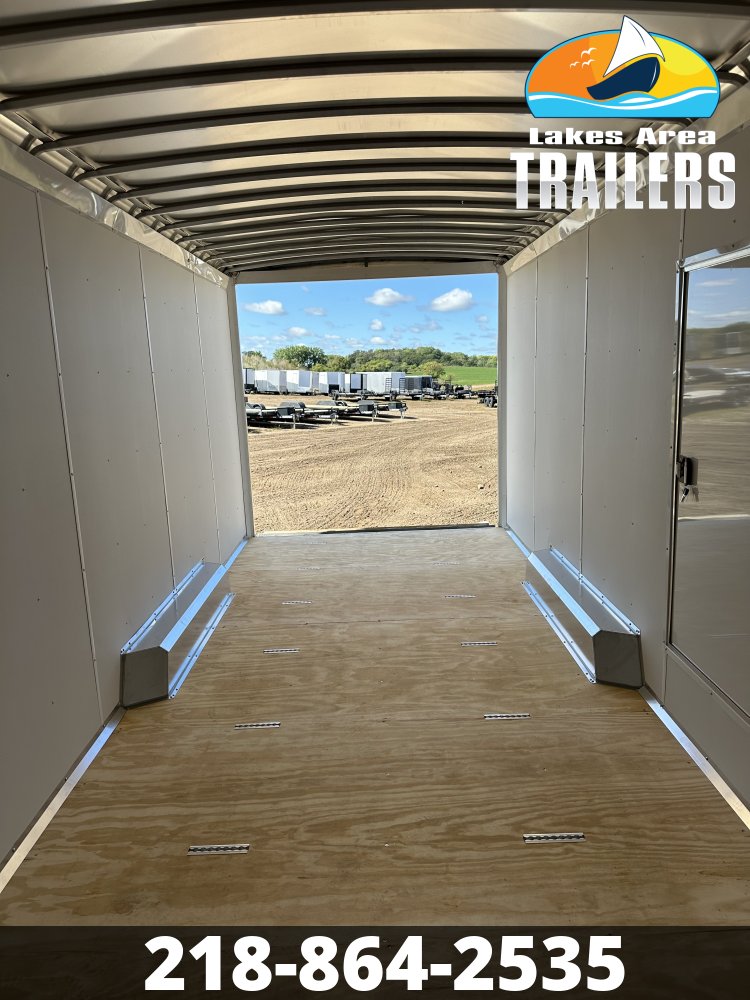 2027 NEO 8.5X20 NAUX CHARCOAL ALUMINUM ENCLOSED TRAILER