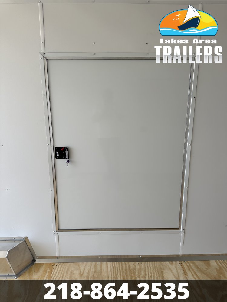 2027 NEO 8.5X20 NAUX CHARCOAL ALUMINUM ENCLOSED TRAILER