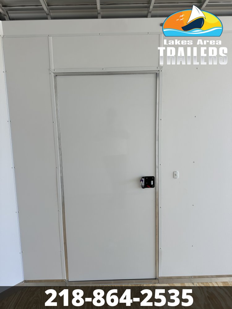 2027 NEO 8.5X20 NAUX CHARCOAL ALUMINUM ENCLOSED TRAILER