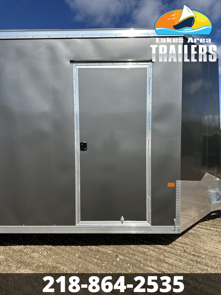 2027 NEO 8.5X20 NAUX CHARCOAL ALUMINUM ENCLOSED TRAILER