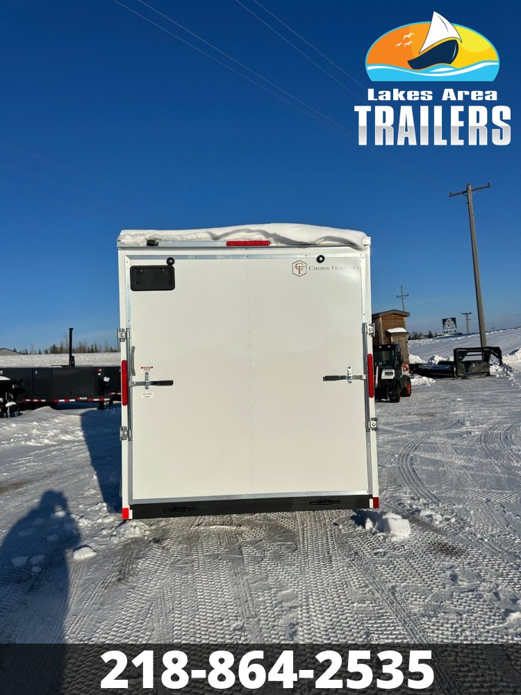 2026 CROSS 7X16 BETA WHITE ENCLOSED TRAILER