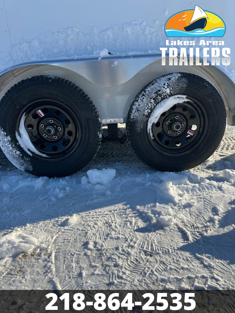 2026 CROSS 7X16 BETA WHITE ENCLOSED TRAILER