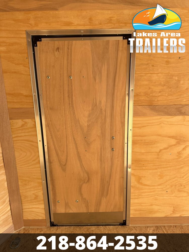 2026 CROSS 7X16 BETA WHITE ENCLOSED TRAILER