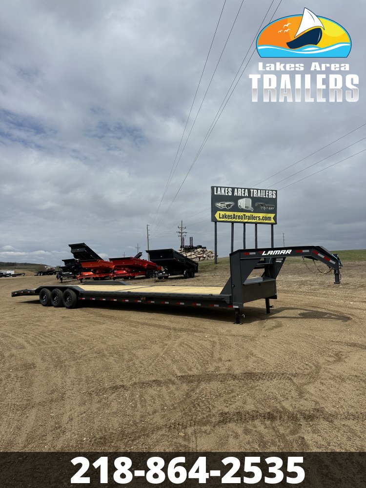 2026 LAMAR 102X40 21K GOOSENECK EQUIPMENT TRAILER
