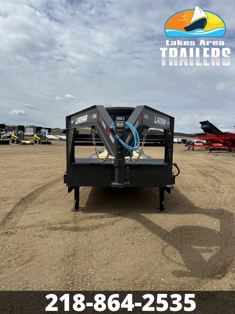 2026 LAMAR 102X40 21K GOOSENECK EQUIPMENT TRAILER