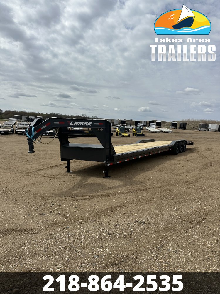 2026 LAMAR 102X40 21K GOOSENECK EQUIPMENT TRAILER