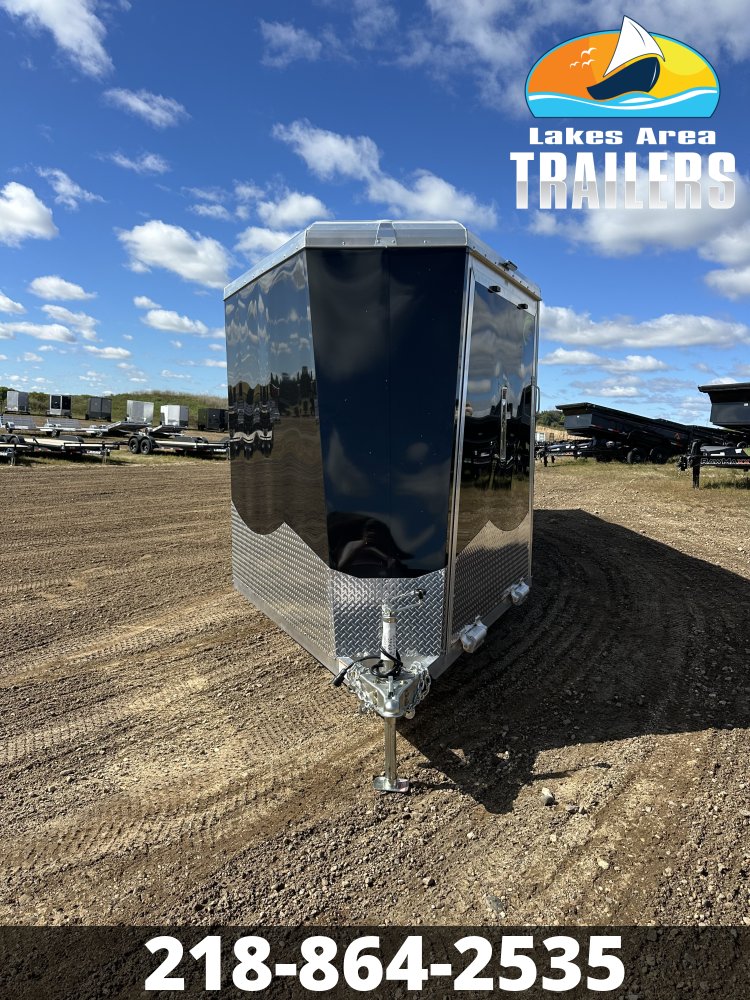 2027 NEO 7.5X29 NASX BLACK ALUMINUM ENCLOSED SNOWMOBILE TRAILER