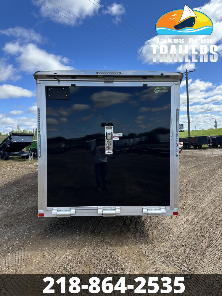 2027 NEO 7.5X29 NASX BLACK ALUMINUM ENCLOSED SNOWMOBILE TRAILER