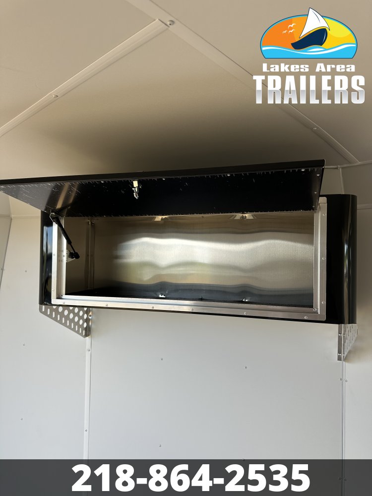 2027 NEO 7.5X29 NASX BLACK ALUMINUM ENCLOSED SNOWMOBILE TRAILER